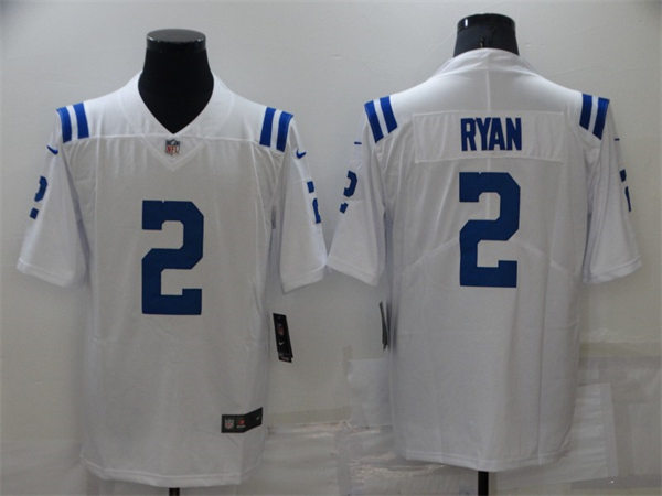 Mens Indianapolis Colts #2 Matt Ryan Nike White Vapor Limited Jersey