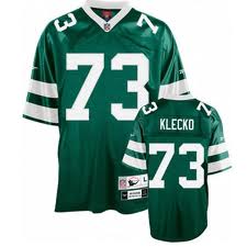 Men's New York Jets #73 Joe Klecko Green Mitchell & Ness NFL Throwback Football Jersey 