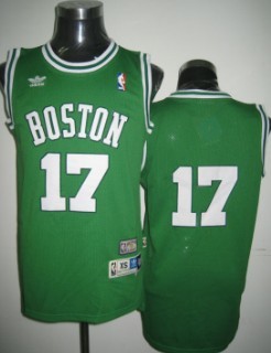 Boston Celtics #17 John Havlicek Green Throwback Swingman Jersey 