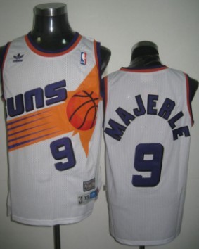 Mens Phoenix Suns #9 Dan Majerle Swingman White Throwback Jersey