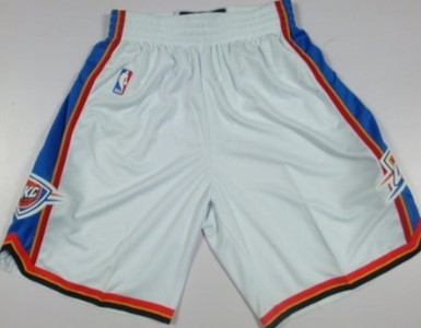 Oklahoma City Thunder White Shorts