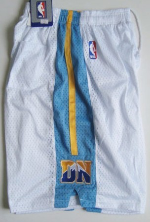 Denver Nuggets White Shorts