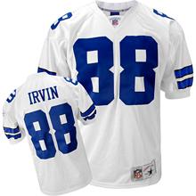 Dallas Cowboys #88 Michael Irvin White Throwback Jersey