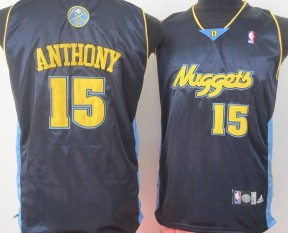 Denver Nuggets #15 Anthony Navy Blue Kid Jersey