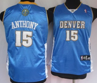 Denver Nuggets #15 Anthony Light Blue Kid Jersey