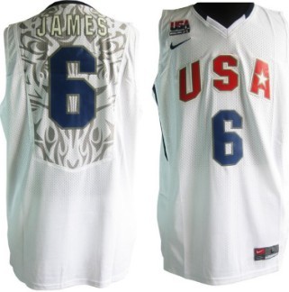 Team USA Basketball #6 James White Swingman Jersey