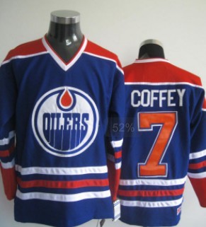 Men's Edmonton Oilers #7 Paul Coffey  Royal Blue CCM Jersey