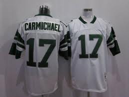Men's Philadelphia Eagles #17 Harold Carmichael Mitchell & Ness White Retired Player Replica Jersey