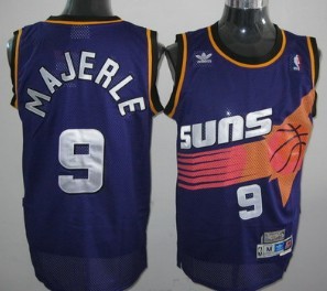 Mens Phoenix Suns #9 Dan Majerle Swingman Purple Mitchell&Ness Jersey
