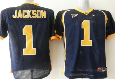 Men's California Golden Bears #1 DeSean Jackson Navy Blue Stitched College Football Nike NCAA Jersey