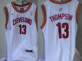 Men's Cleveland Cavaliers #13 Tristan Thompson White Swingman Jersey