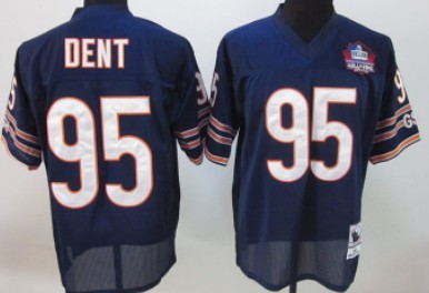 Chicago Bears #95 Richard Dent Blue Throwback 2011 Hall of Fame Class Jersey