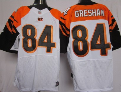 Men's Nike Elite Jersey  Cincinnati Bengals #84 Jermaine Gresham White 