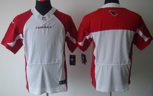 Mens Nike NFL Elite Jersey Arizona Cardinals Blank White