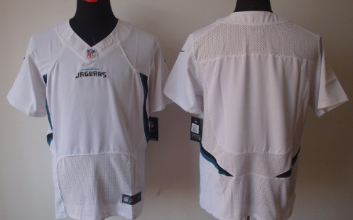 Mens Nike NFL Elite Jersey Jacksonville Jaguars Blank White 