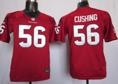 Nike Houston Texans #56 Brian Cushing Red Game Kids Jersey