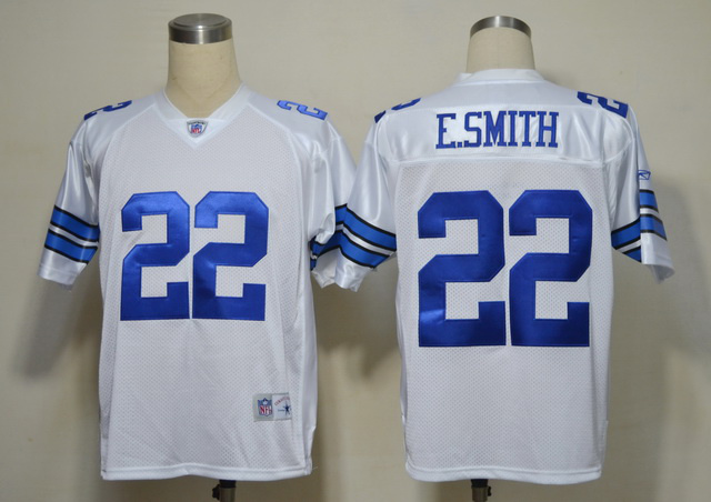 Mens NFL Jersey Legend Style Dallas Cowboys #22 Emmitt Smith White 