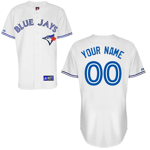 Toronto Blue Jays Youth Replica Personalized Home Jersey by Majestic Athletic