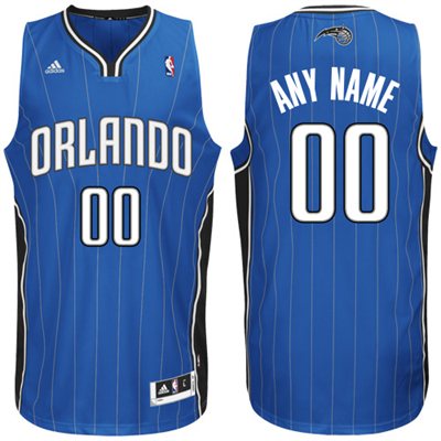 Mens's adidas Orlando Magic Revolution 30 Swingman Customized Performance Jersey - Royal Blue