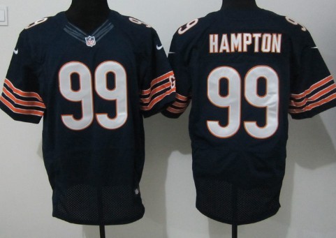 Mens Nike Elite Jersey  Chicago Bears #99 Dan Hampton Blue 