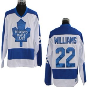 Toronto Maple Leafs #22 Tiger Williams White CCM Throwback Jersey
