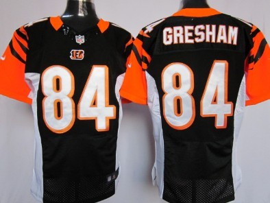 Men's Nike Elite Jersey  Cincinnati Bengals #84 Jermaine Gresham Black