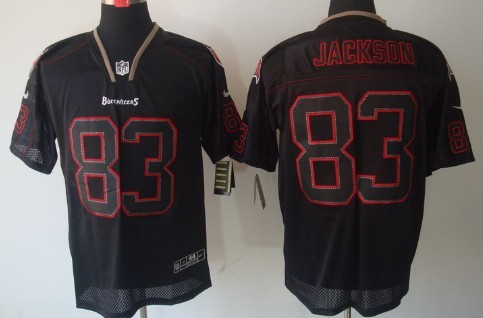Nike Elite Jersey  Tampa Bay Buccaneers #83 Vincent Jackson Lights Out Black 