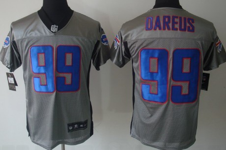 Nike Elite Jersey  Buffalo Bills #99 Marcell Dareus Gray 