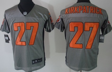 Nike Elite Jersey  Cincinnati Bengals #27 Dre Kirkpatrick Gray 