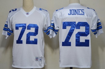 Mens NFL Jersey Legend Style Dallas Cowboys #72 Ed Jones White 