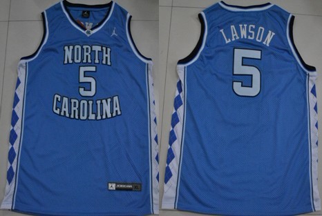 North Carolina Tar Heels #5 Ty Lawson Light Blue Swingman Jersey
