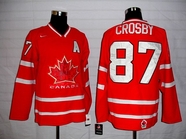 2010 Olympic Canada #87 Sidney Crosby Red Jersey