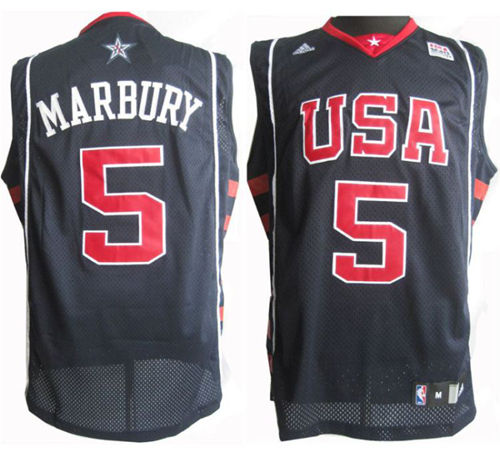 USA Dream 6 #5 Stephon Marbury Soul Swingman Jersey