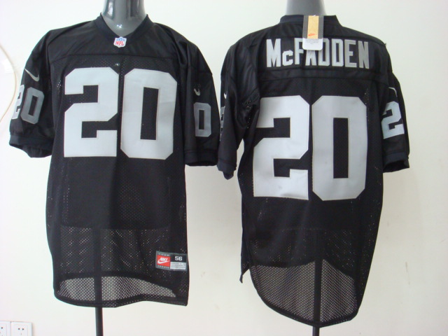 Nike NFL Jersey   Oakland Raiders #20 Darren McFadden   Black Elite Style Jersey