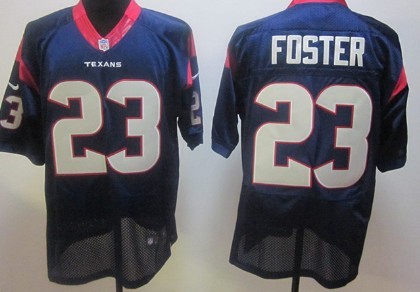 Nike Houston Texans #23 Arian Foster Blue Elite Style Jersey