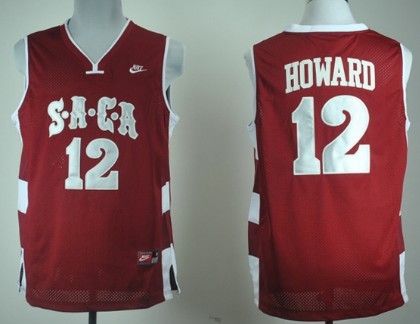 Mens Youth Southwest Atlanta Christian Academy High School #12 Dwight Howard Nike 2020 Red Basketball Jersey