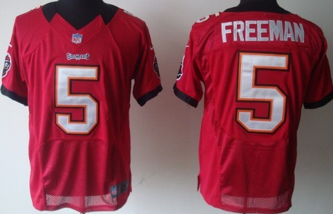 Nike Tampa Bay Buccaneers #5 Josh Freeman Red Elite Style Jersey