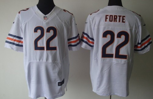 Nike Chicago Bears #22 Matt Forte White Elite Jersey