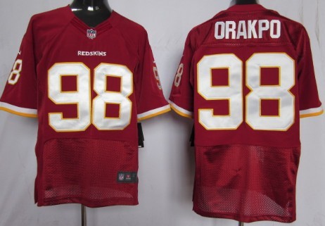 Nike Washington Redskins #98 Brian Orakpo Red Elite Style Jersey