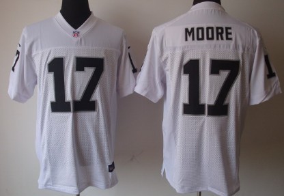 Mens Nike NFL Jersey  Oakland Raiders #17 Denarius Moore White Elite Jersey