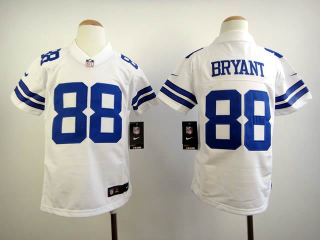 Dallas Cowboys 88# Dez Bryant Game White Youth  cheap Nike football Jersey