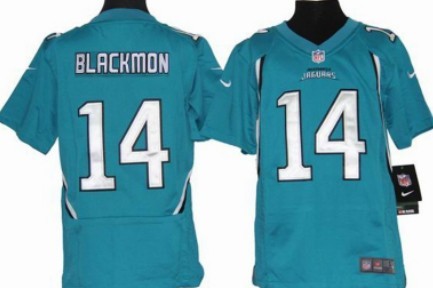 Kids Nike NLF Game Jersey Jacksonville Jaguars #14 Justin Blackmon Green 