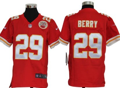 Nike Kansas City Chiefs #29 Eric Berry Red Game Kids Jersey