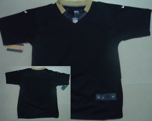 Mens Nike New Orleans Saints Blank Black Elite Jersey