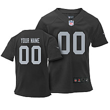 Boys Nike Oakland Raiders Customized Game Team Color Jersey