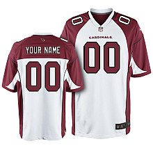 Nike Arizona Cardinals Youth Customized Game White Jersey