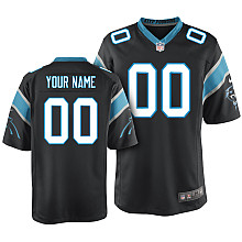 Nike Carolina Panthers Youth Customized Game Team Color Jersey