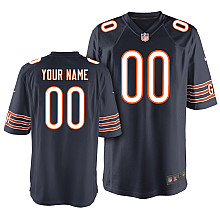 Nike Chicago Bears Youth Customized Game Team Color Jersey