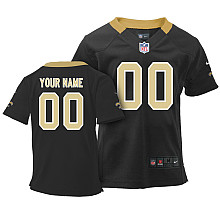 Boys Nike New Orleans Saints Customized Game Team Color Jersey