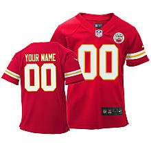 Boys Nike Kansas City Chiefs Customized Game Team Color Jersey